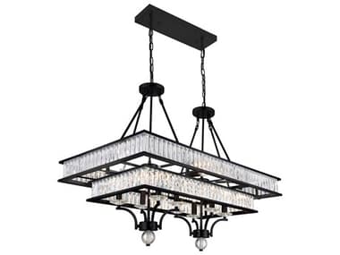 CWI Lighting Shalia 16-Light Black Island Pendant CWI9972P3716101