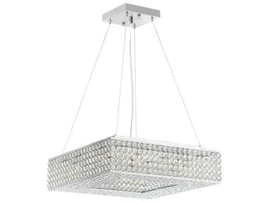 CWI Lighting Dannie 8-Light Chrome Pendant CWIQS8391P18CS