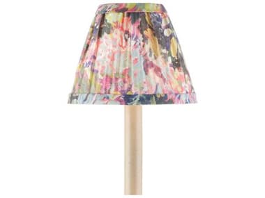 Currey & Company Wildflower Magenta Tapered Chandelier Shade CY09000047