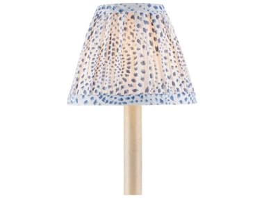 Currey & Company Lenore Blue Tapered Chandelier Shade CY09000050