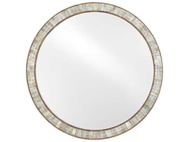 Currey & Company Hyson Natural Round Wall Mirror CY10000070