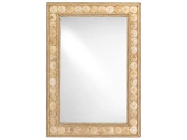 Currey & Company Buko Straw Rectangular Wall Mirror CY10000099