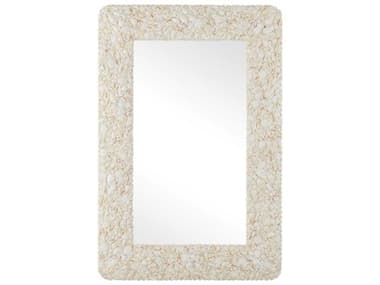 Currey & Company Turbinella Natural Rectangular Wall Mirror CY10000168