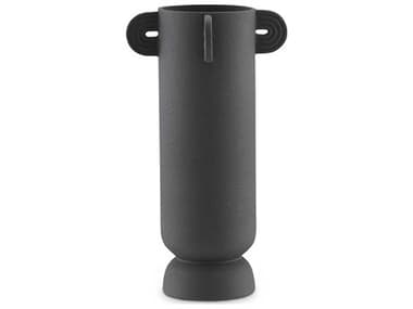 Currey & Company Happy-40 Textured Black Tube Vase CY12000406