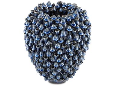 Currey & Company Manitapi Blue Vase CY12000575