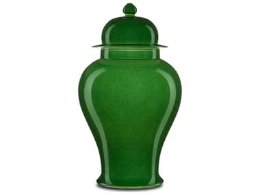 Currey & Company Imperial Green Temple Jar CY12000578
