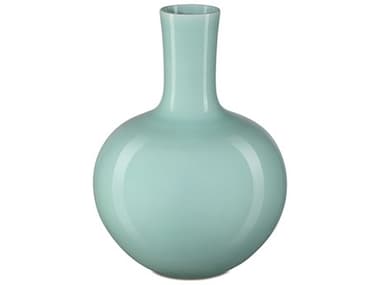Currey & Company Celadon Green 11'' Straight Neck Vase CY12000671