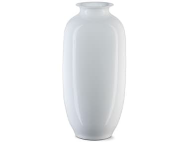 Currey & Company Imperial White Modern Vase CY12000690