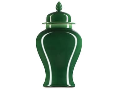 Currey & Company Imperial Green Temple Jar CY12000699