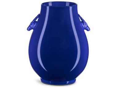 Currey & Company Imperial Ocean Blue Deer Ears Vase CY12000701