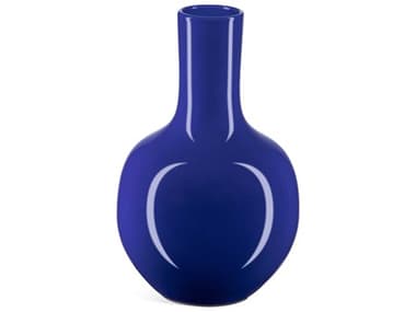 Currey & Company Imperial Ocean Blue Long Neck Vase CY12000704