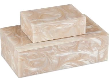 Currey & Company Perlas Swirl Box (Set of 2) CY12000800