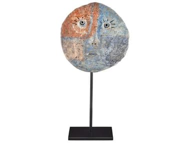 Currey & Company Artisan Face Disc Sculpture CY12000851