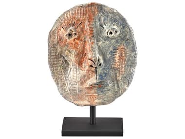 Currey & Company Artisan Face Disc Sculpture CY12000853