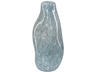 Currey & Company Tyne Pale Blue Gold Vase CY12000859