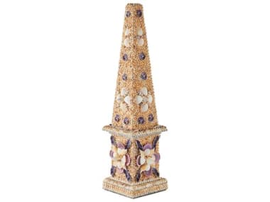 Currey & Company Coquillage Tall Obelisk CY12001043