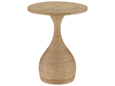 urrey & Company Simo Round Rattan End Table CY30000013