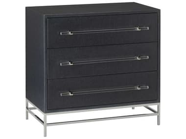 Currey & Company 32" Wide 3-Drawers Blue Dresser CY30000089
