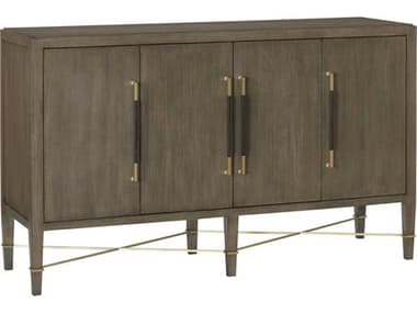 Currey & Company Verona 67" Mahogany Wood Chanterelle Coffee Champagne Sideboard CY30000119
