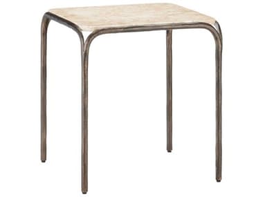 Currey & Company Crema Square Marble End Table CY40000221