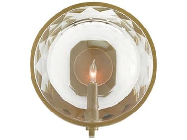 Currey & Company Marjiescope Antique Brass Wall Sconce CY50000051