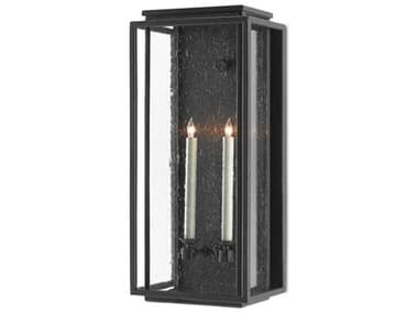 Currey & Company Wright 2 - Light Glass Outdoor Wall Light CY55000041