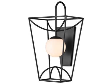 Currey & Company Rochefort 1-Light Black Wall Sconce CY55000045