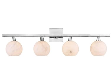Currey & Company Bombelles 38'' Wide 4-light Polished Nickel Vanity Light CY58000037