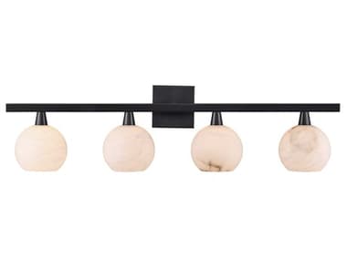 Currey & Company Bombelles 38'' Wide 4-light Oil Rubbed Bronze Vanity Light CY58000038