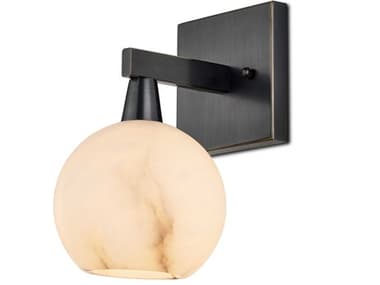 Currey & Company Bombelles 9'' Tall 1-Light Oil Rubbed Bronze Natural Wall Sconce CY58000042