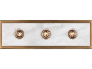 Currey & Company Berdine 3-Light Natural Antique Brass Vanity Light CY58000052