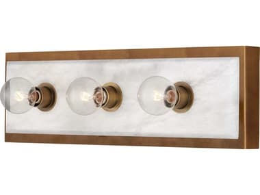 Currey & Company Berdine 3-Light Natural Antique Brass Vanity Light CY58000052