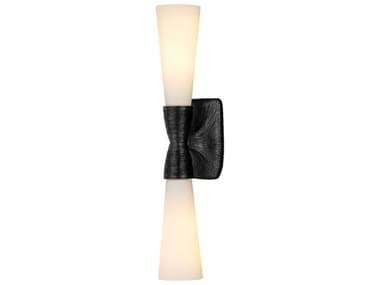 Currey & Company Burrows 2-Light Oil Rubbed Bronze Wall Sconce CY58000066