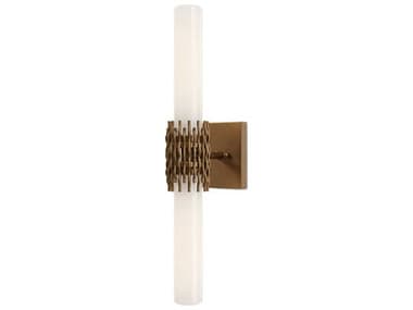 Currey & Company Brietta 2-Light Antique Brass Wall Sconce CY58000069