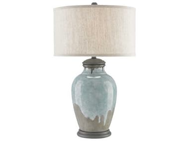 Currey & Company Chatswood Blue Green Gray Table Lamp CY60000057