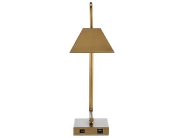 Currey & Company Light Antique Brass 2-light Desk Lamp CY60000565