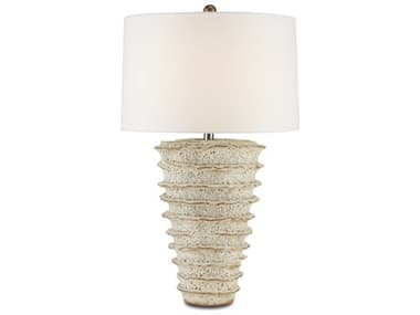 Currey & Company Salima White Moss Buffet Lamp CY60000686