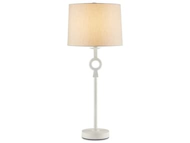 Currey & Company Germaine White Buffet Lamp CY60000696