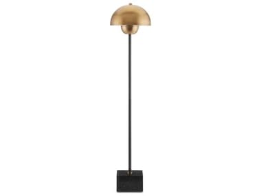 Currey & Company La Rue Brushed Brass Black Buffet Lamp CY60000721