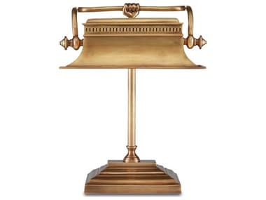 Currey & Company Malvasia Vintage Brass Desk Lamp CY60000758
