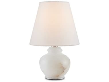 Currey & Company Piccolo Natural Alabaster White Table Lamp CY60000761