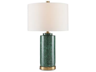 Currey & Company St. Isaac Green Brass Table Lamp CY60000771