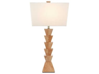 Currey & Company Elmstead Natural Wood Buffet Lamp CY60000777
