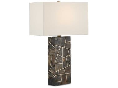 Currey & Company Carina Natural Brass Brown Buffet Lamp CY60000879