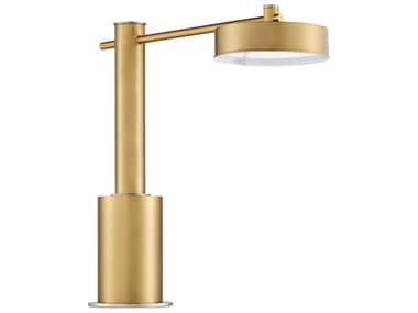 Currey & Company Dialect Brushed Brass Nickel Desk Lamp CY60000909