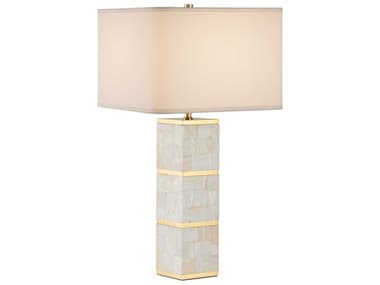 Currey & Company Casey 1-Light Natural Brass Buffet Lamp CY60001033