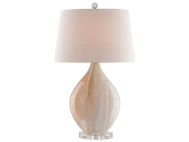 Currey & Company Opal Amber clear White Table Lamp CY6111