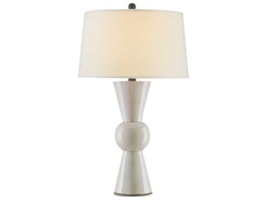 Currey & Company Upbeat Antique White Table Lamp CY6198