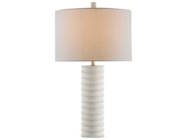 Currey & Company Snowdrop Natural White Table Lamp CY6761