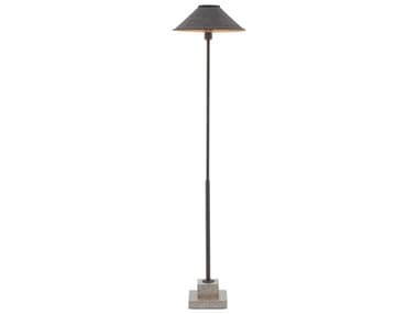 Currey & Company Fudo Fudo Mole Black Floor Lamp CY80000016